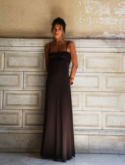Kenzel Dress In Bitter Chocolate