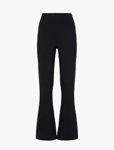 Crop Flare Travel Legging in Black