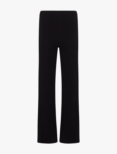 Wide Leg Travel Pant in Black