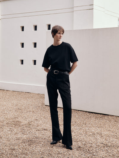 Classic Cotton Oversized T-Shirt in Black