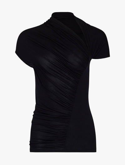 Scarab Micromodal Cut Out Top in Black