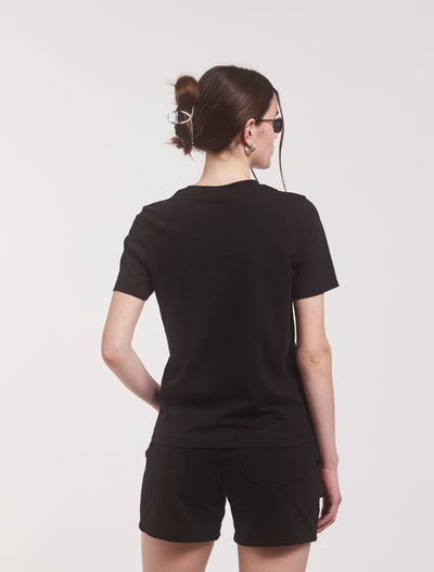 Classic Lightweight Cotton T-shirt in Black