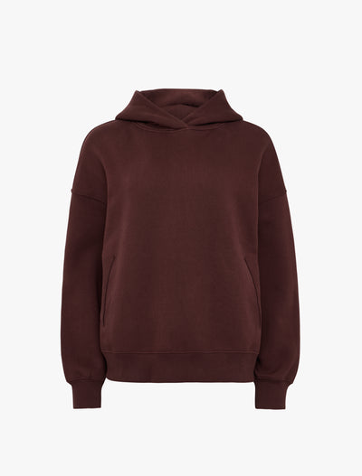 Oversized Hoodie in Bordeaux
