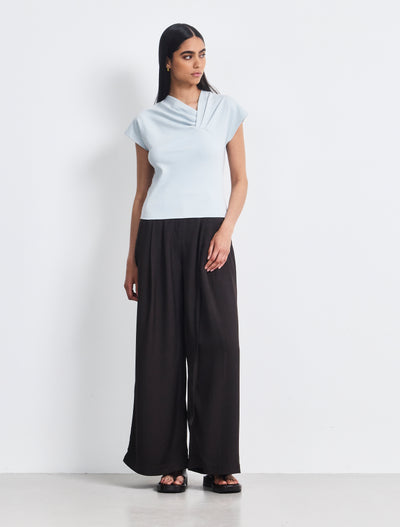 Blaine Top In Icy Blue
