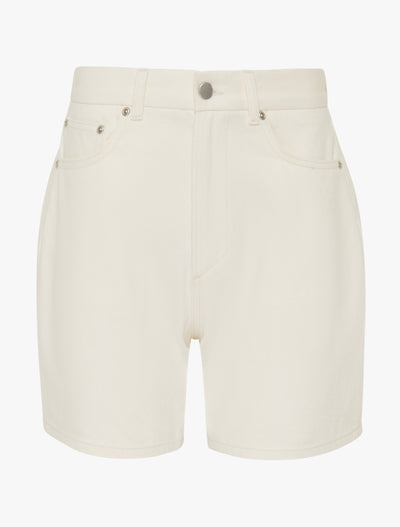 Organic Cotton Shorts in Off White