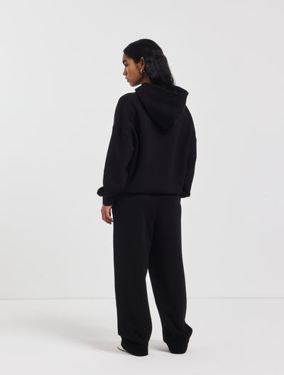 Ellery Barrel Leg Sweatpant in Black