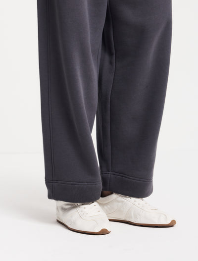 Ellery Barrel Leg Sweatpant in Magnet