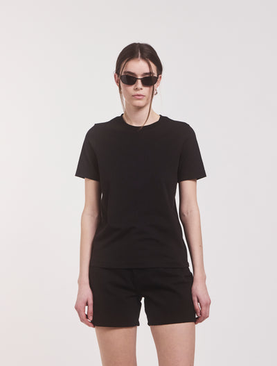 Classic Lightweight Cotton T-shirt in Black