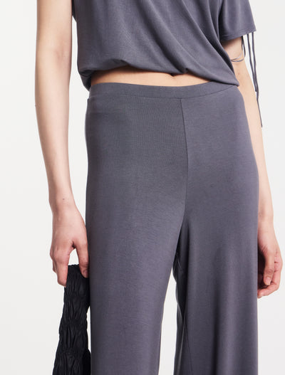 Clover Wide Leg Bottom in Magnet
