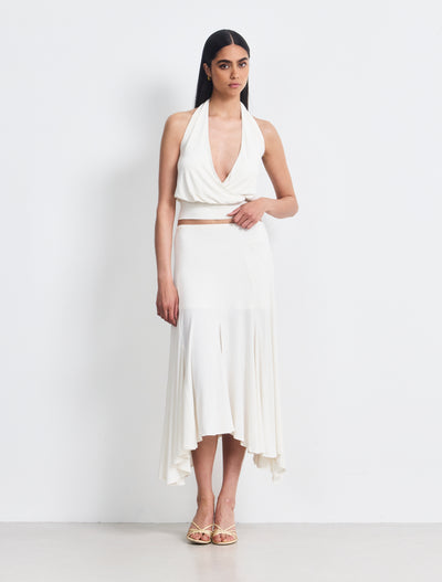 Elara Skirt In Chalk