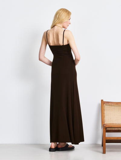 Kenzel Dress In Bitter Chocolate