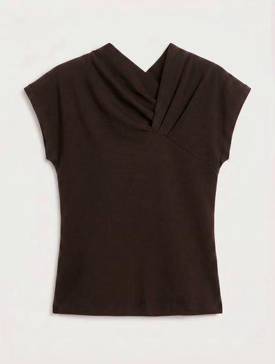 Blaine Top In Bitter Chocolate