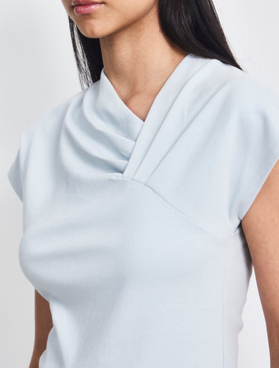 Blaine Top In Icy Blue