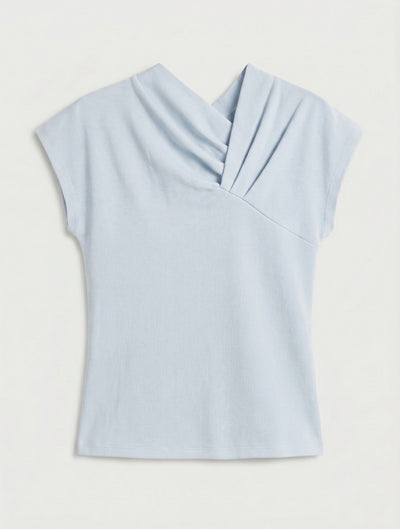 Blaine Top In Icy Blue