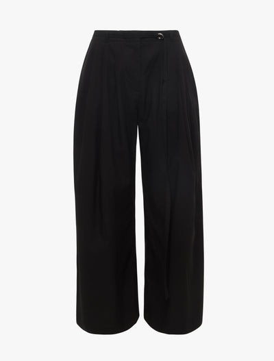 Evie Wide Leg Trouser in Black