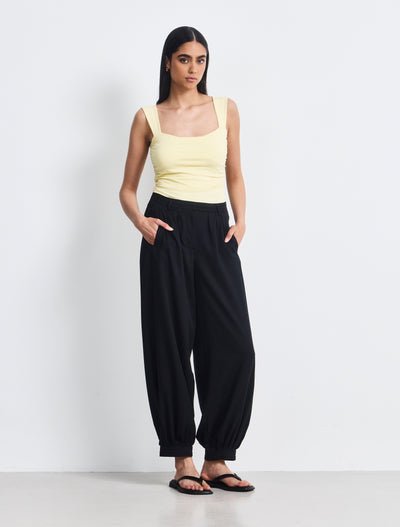 Lumi Smart Trouser In Black